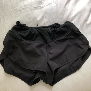 Black lululemon shorts